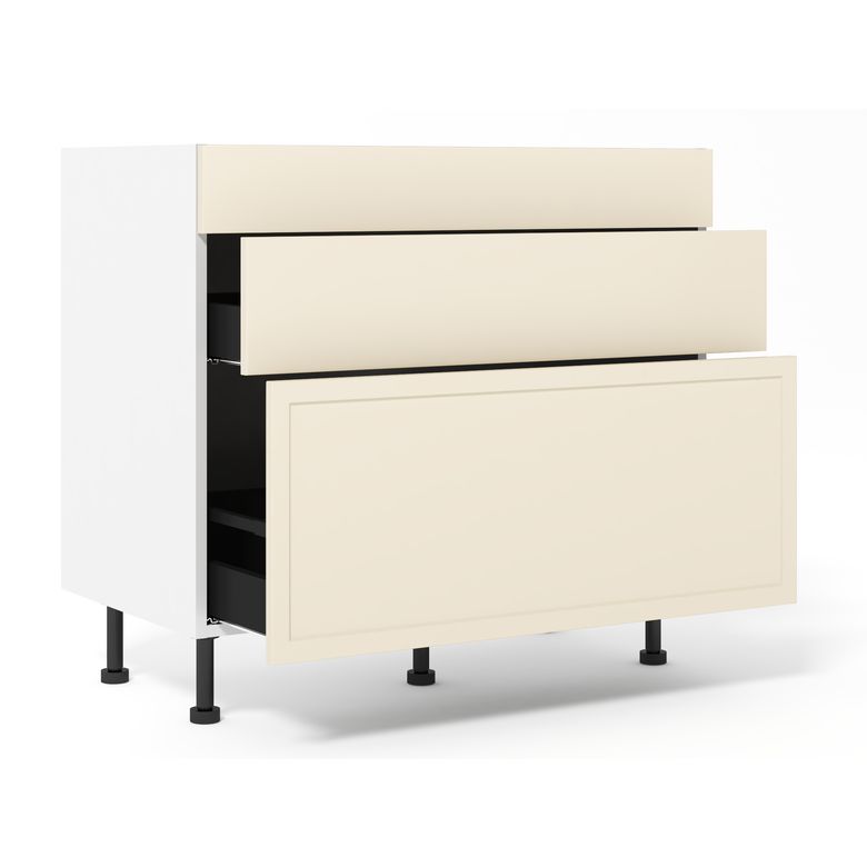 Meuble bas 1 casserolier+1 tiroir+1 faux tiroir