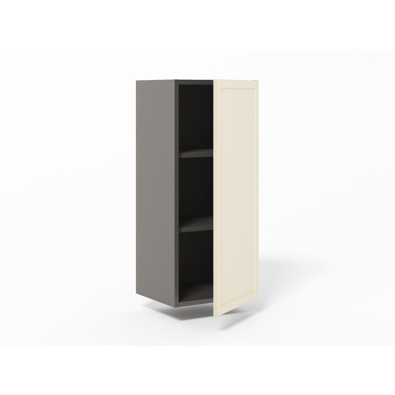 Meuble haut de rangement H.91 cm - 1 porte, 2 tablettes