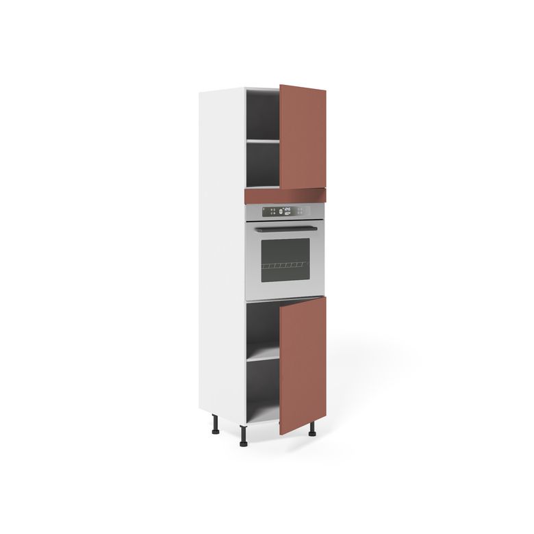 Colonne four 1 porte + 1 porte Agile terra H225xL60xP63 G | Lapeyre