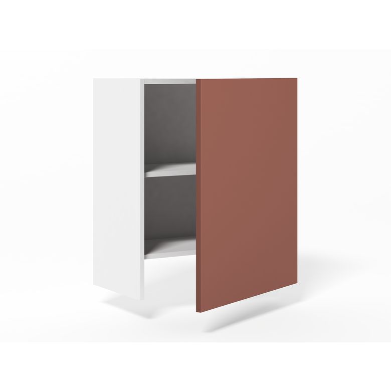 Meuble haut pour hotte tiroir 1 porte, 1 tablette