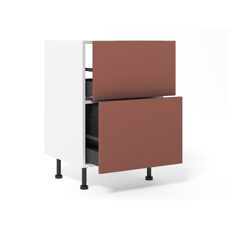 Meuble bas sous-évier tri sélectif duo