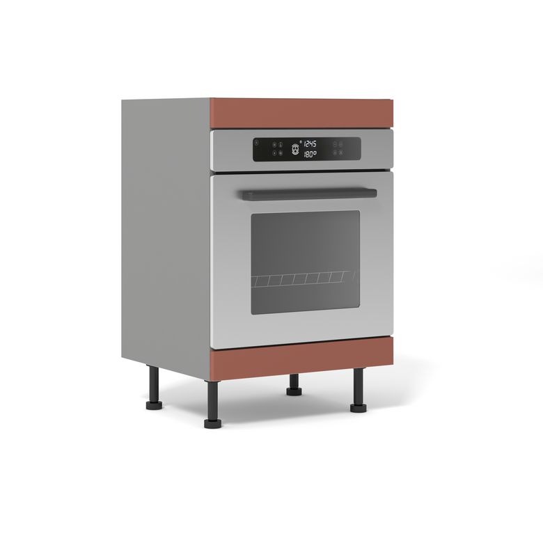 Meuble bas four 2 bandeaux