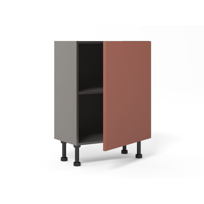 Meuble bas gain de place 1 porte, 1 tablette