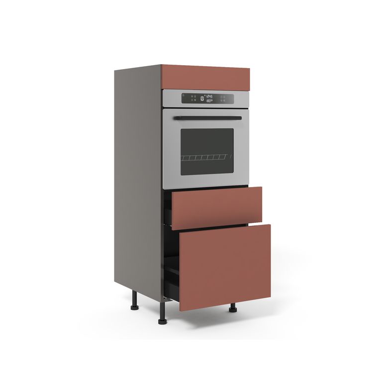 Demi-colonne four 1 cass. 1 tiroir Agile terra H148xL60xP63 Main Image