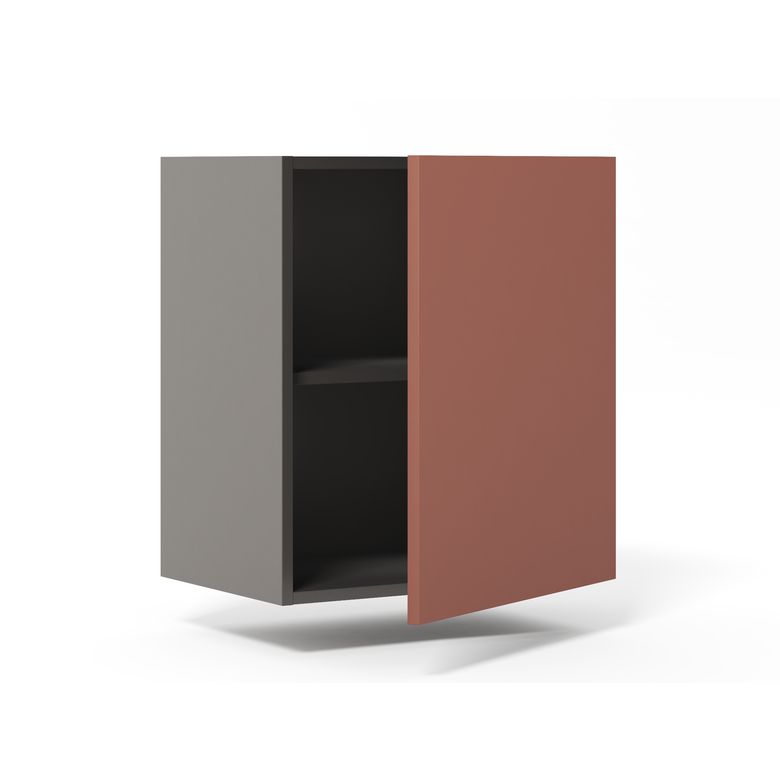 Meuble haut de rangement 1 porte, 1 tablette