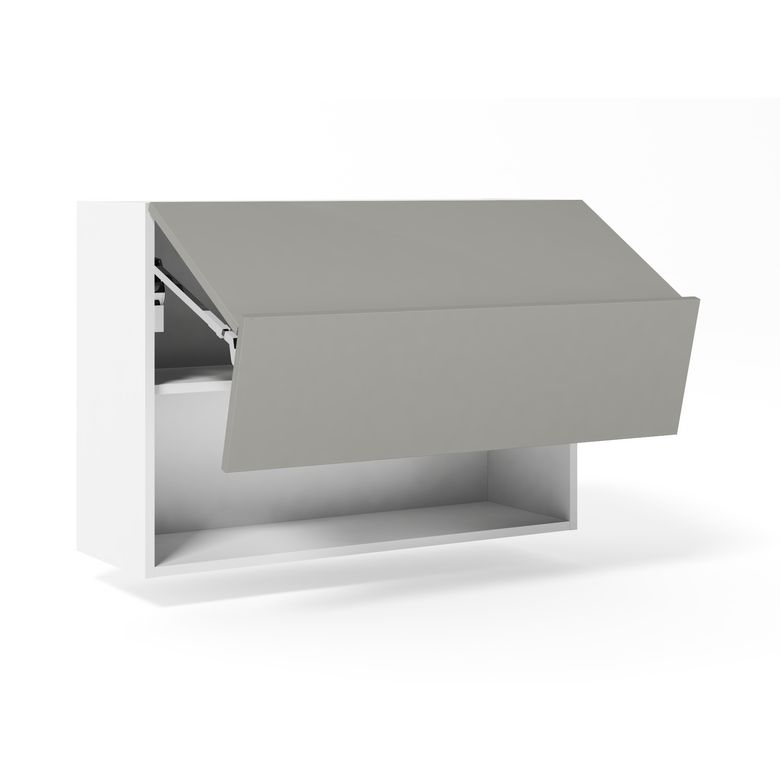 Meuble haut de cuisine 2 portes pliantes, 1 tablette