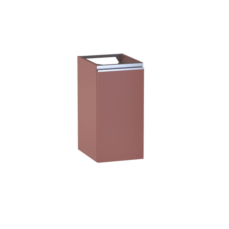 Meuble complément sous-vasque gain de place H.60 cm, 1 porte, décor uni FORMEO