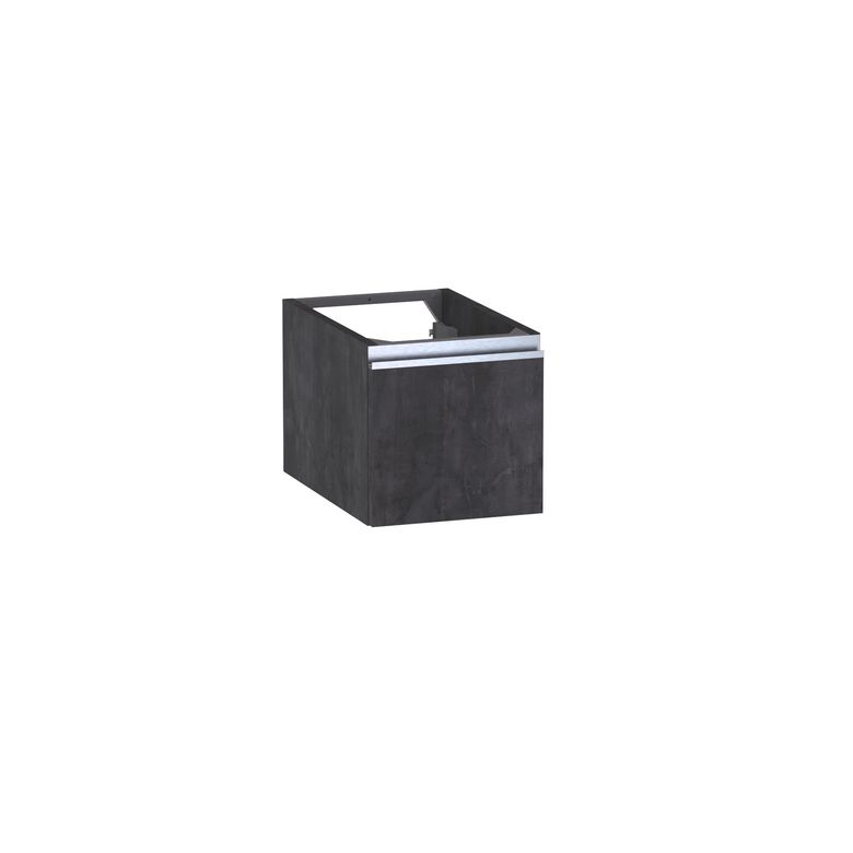 Meuble complément sous-vasque, H.30 cm, 1 porte, décor naturel FORMEO