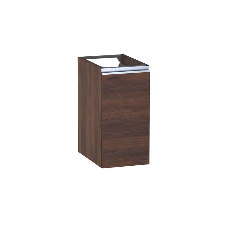 Meuble complément sous-vasque, H.60 cm, 1 porte, décor naturel FORMEO