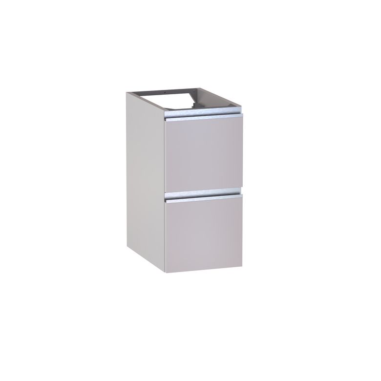 Meuble complément sous-vasque, 2 tiroirs, décor uni FORMEO