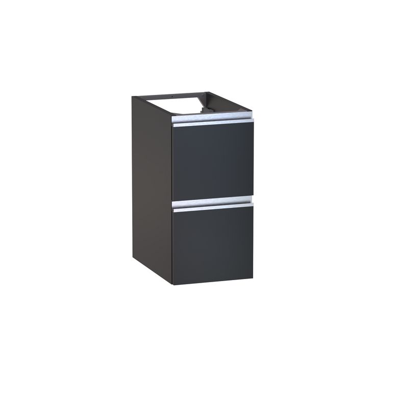 Meuble complément sous-vasque, 2 tiroirs, décor verni laqué FORMEO