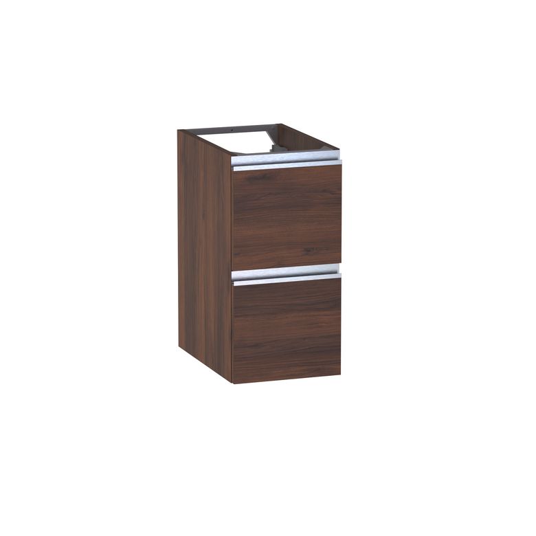 Meuble complément sous-vasque, 2 tiroirs, décor naturel FORMEO