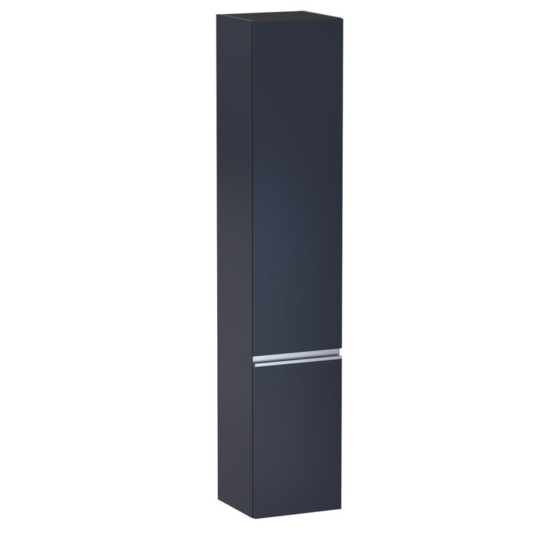 Colonne de salle de bains L.35 cm, 2 portes, décor verni laqué FORMEO