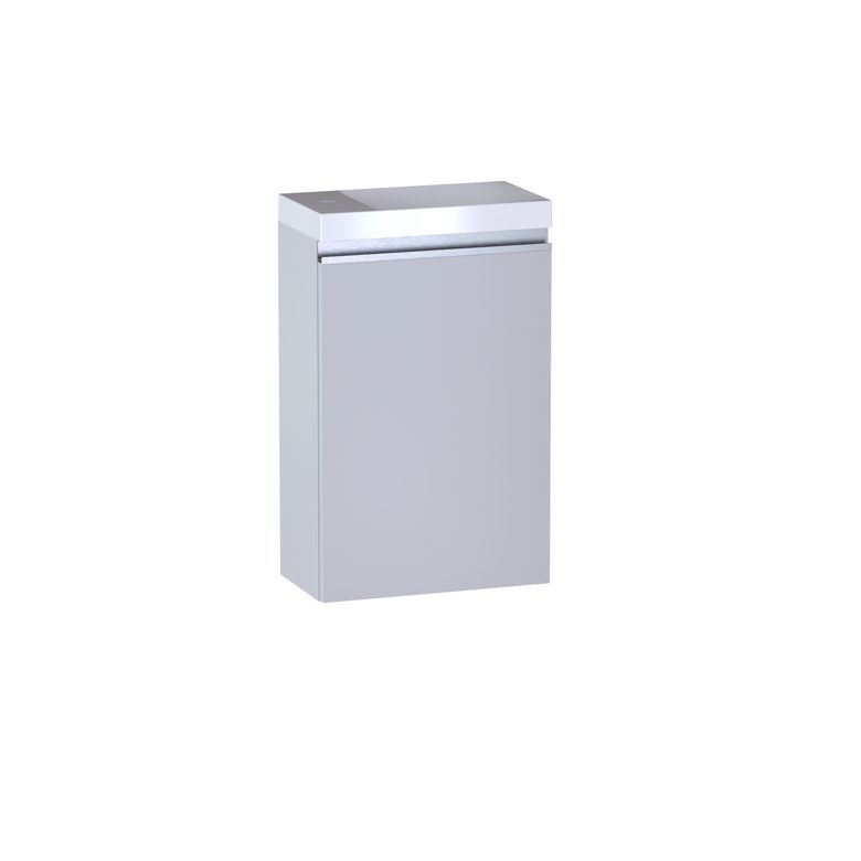 Lave main 1 porte Formeo gris lune mat P/ino H60xL40xP22 G Main Image