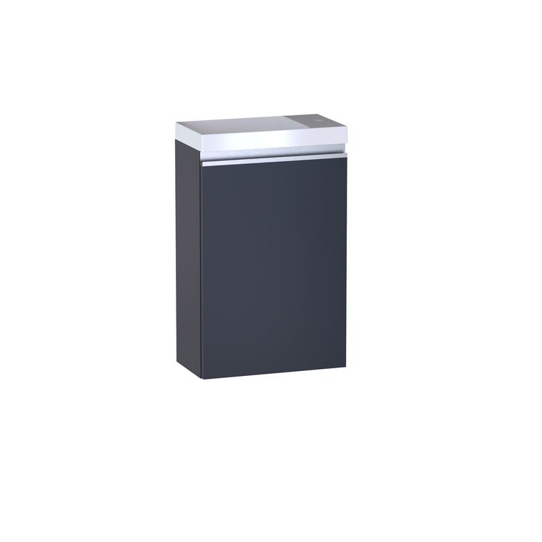 Lave main 1 porte Formeo indigo mat P/ino H60xL40xP22 D Main Image