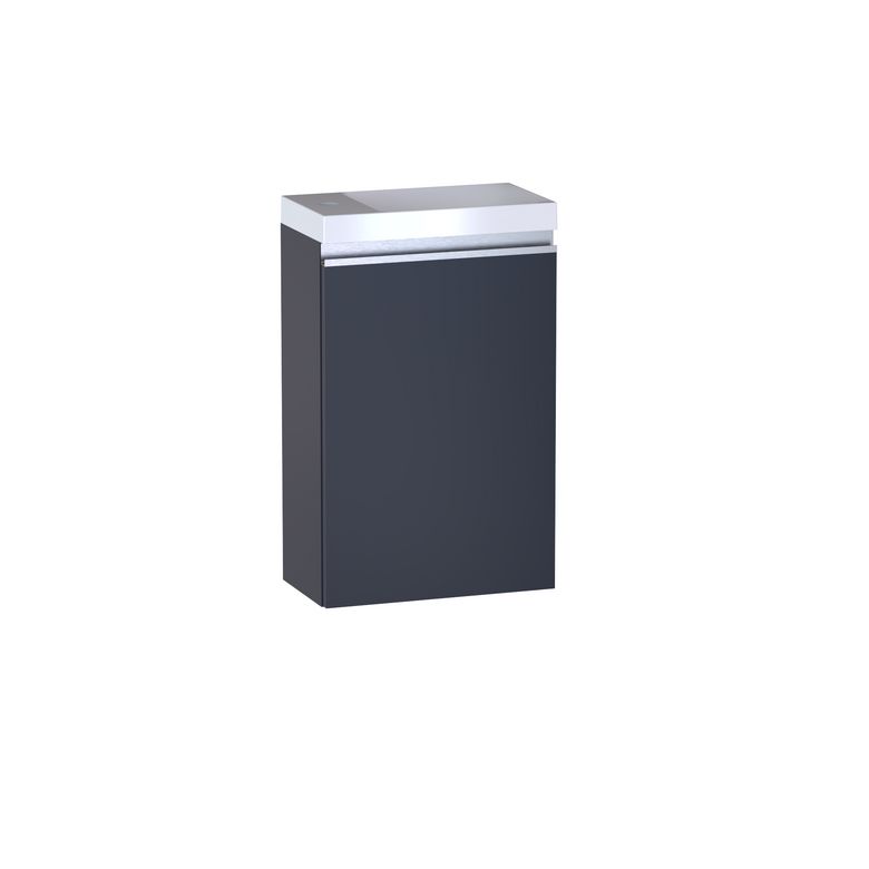 Lave main 1 porte Formeo indigo mat P/ino H60xL40xP22 G Main Image