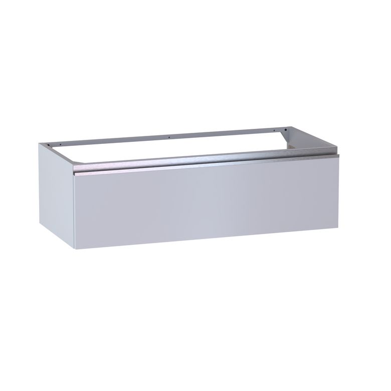 Meuble sous-vasque L.100 cm, 1 tiroir, décor verni laqué FORMEO