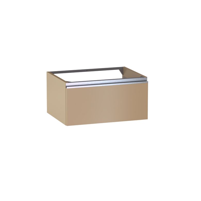 Meuble sous-vasque L.60 cm, 1 tiroir, décor verni laqué FORMEO