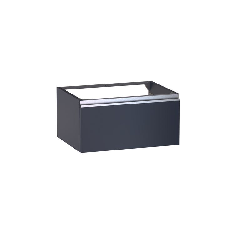 Meuble sous-vasque L.60 cm, 1 tiroir, décor verni laqué FORMEO