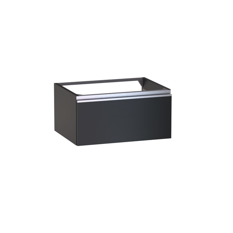 Meuble sous-vasque L.60 cm, 1 tiroir, décor verni laqué FORMEO