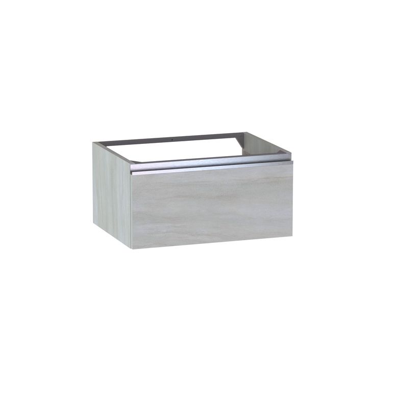 Meuble sous-vasque L.60 cm, 1 tiroir, décor naturel FORMEO