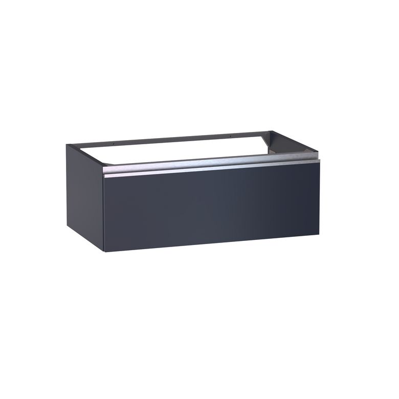 Meuble sous-vasque L.80 cm, 1 tiroir, décor verni laqué FORMEO