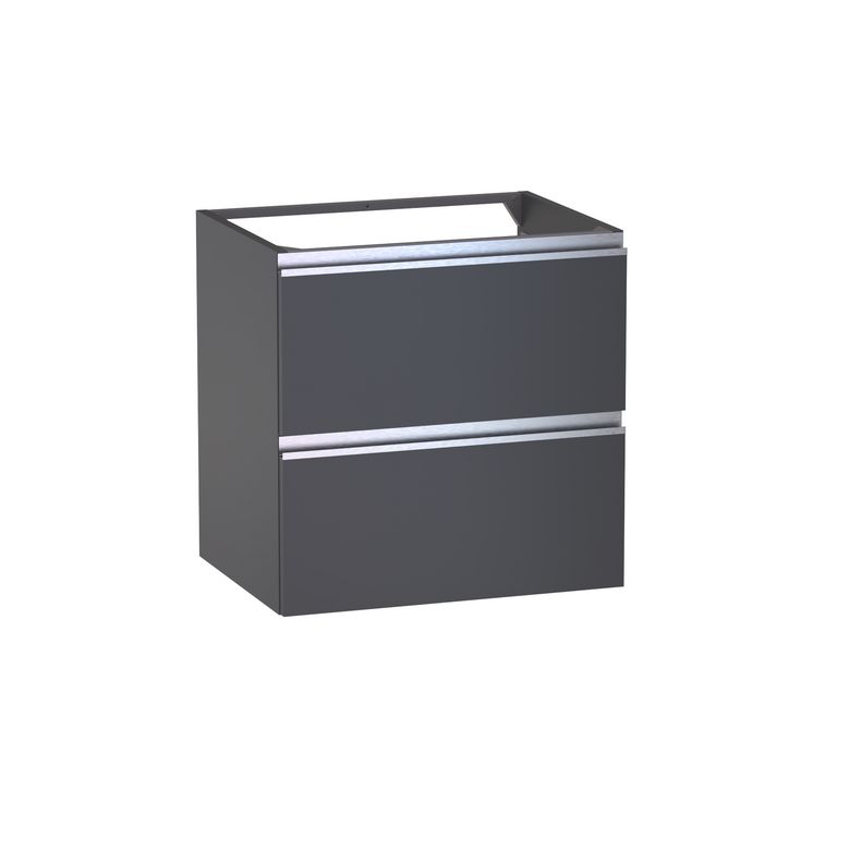 Meuble sous-vasque L.60 cm, 2 tiroirs, décor uni FORMEO