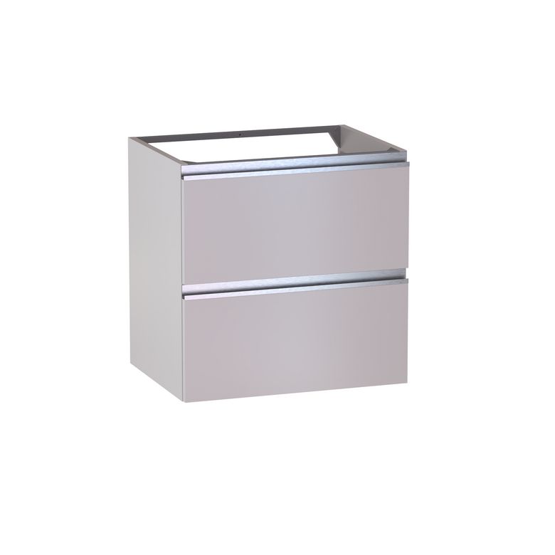 Meuble sous-vasque L.60 cm, 2 tiroirs, décor uni FORMEO
