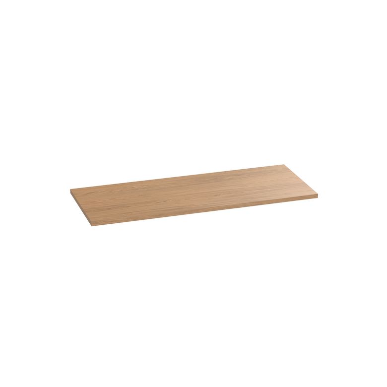 Plan de toilette mélaminé décor chêne casella Naturel FORMEO