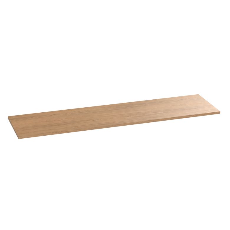 Plan de toilette mélaminé décor chêne casella Naturel FORMEO