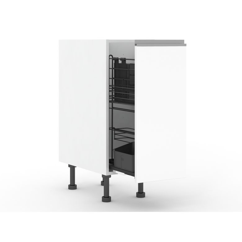 Meuble bas de préparation, 1 porte extractible