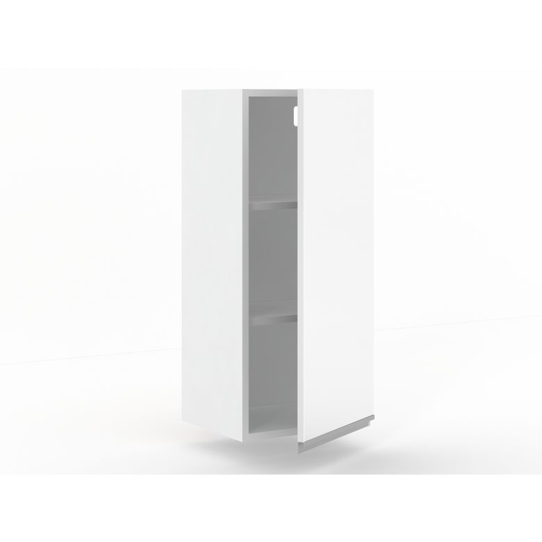 Meuble haut de rangement H.91 cm - 1 porte, 2 tablettes