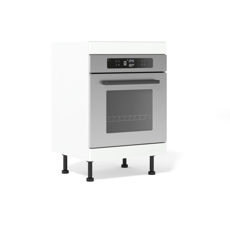 Meuble bas four 2 bandeaux