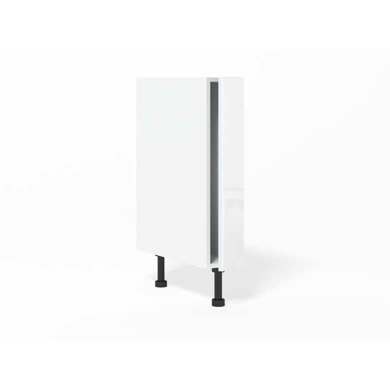 Meuble bas de rangement 1 porte largeur 15 cm