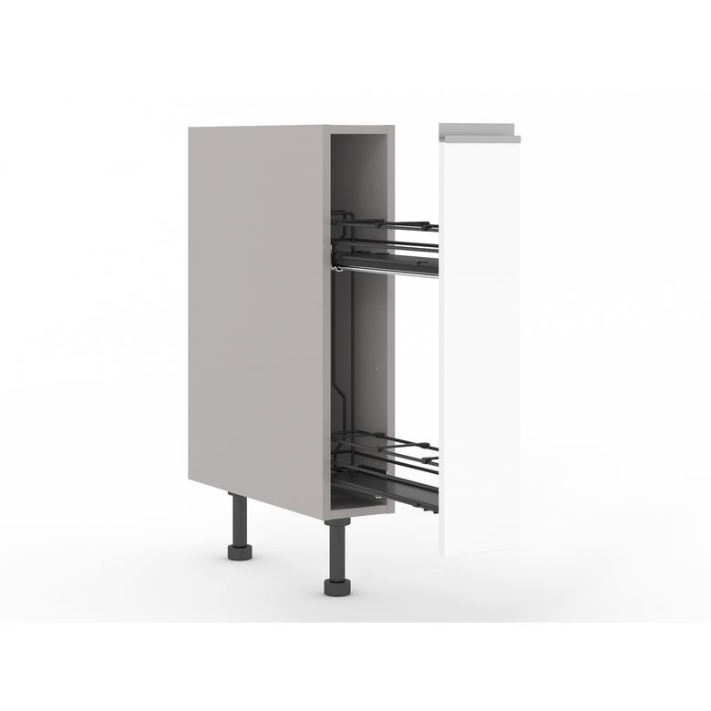 Meuble bas espace saveur 1 porte extractible