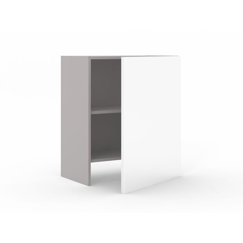 Meuble haut pour hotte tiroir 1 porte, 1 tablette