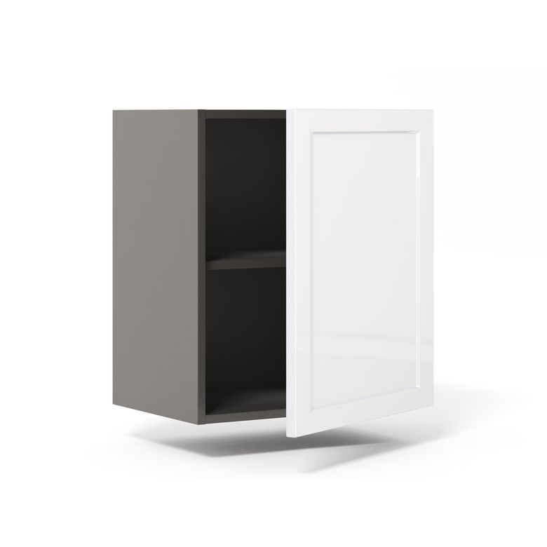 Meuble haut de rangement 1 porte, 1 tablette