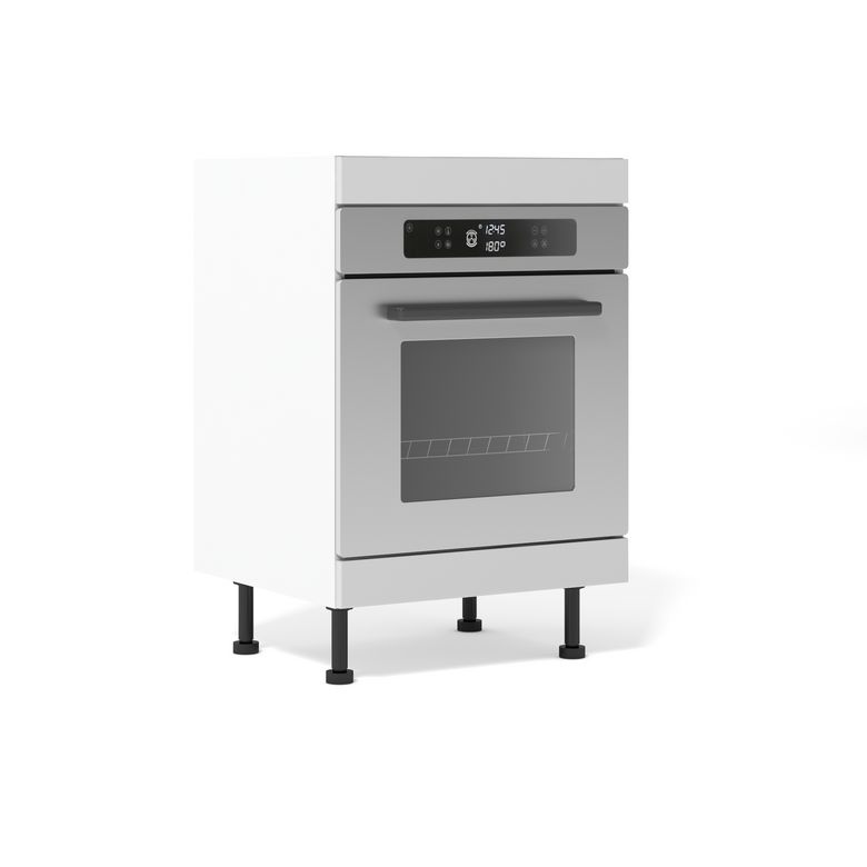 Meuble bas four 2 bandeaux