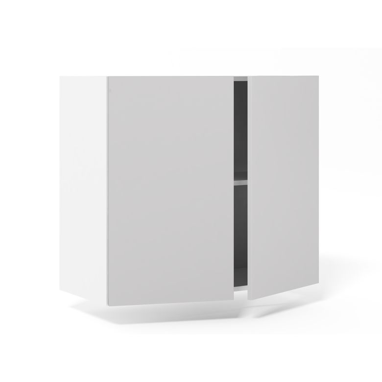 Meuble haut de rangement de cuisine 2 portes, 1 tablette
