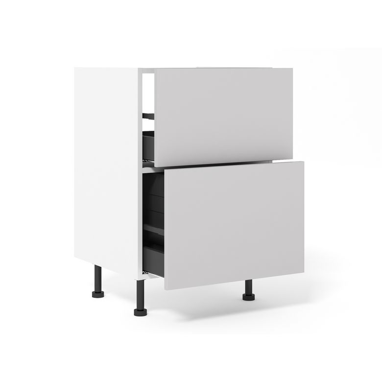 Meuble bas sous-évier tri sélectif duo