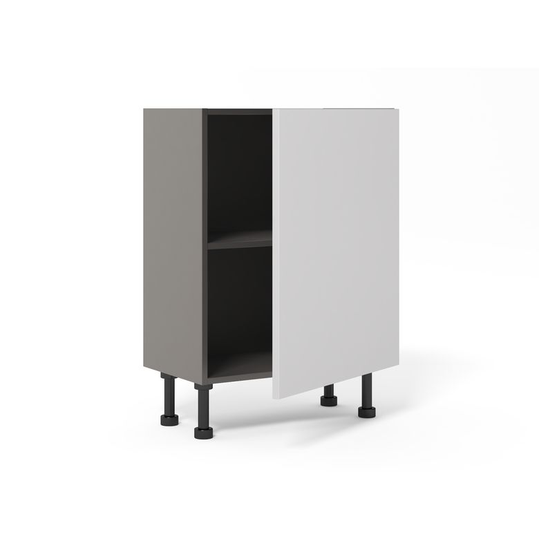 Meuble bas gain de place 1 porte, 1 tablette