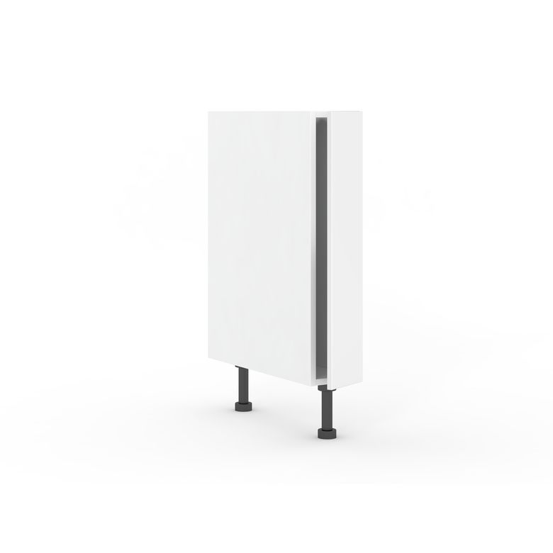 Bas 1 porte Agile blanc H92xL15xP63 D Main Image