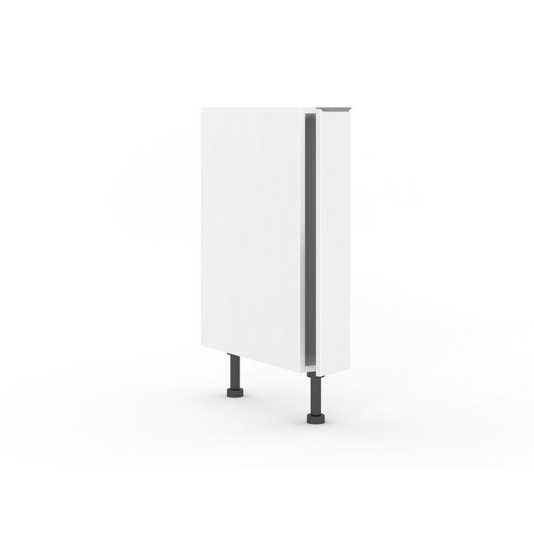 Meuble bas de rangement 1 porte largeur 15 cm