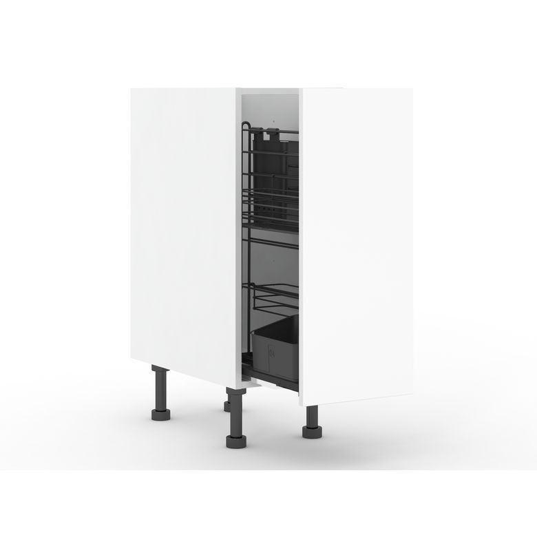 Meuble bas de préparation, 1 porte extractible