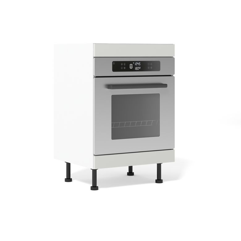 Meuble bas four 2 bandeaux