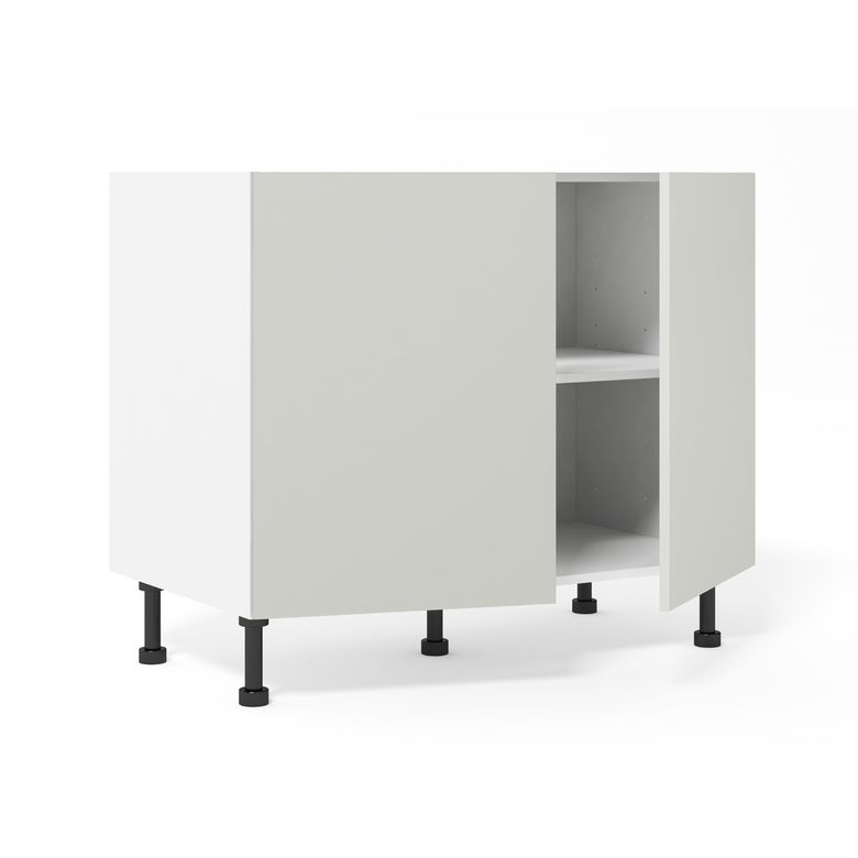 Meuble bas de rangement de cuisine 2 portes, 1 tablettes