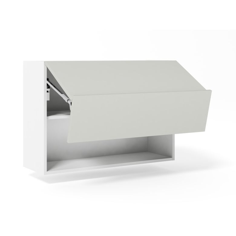 Haut pliant Agile gris lumière H77xL100xP35 Main Image