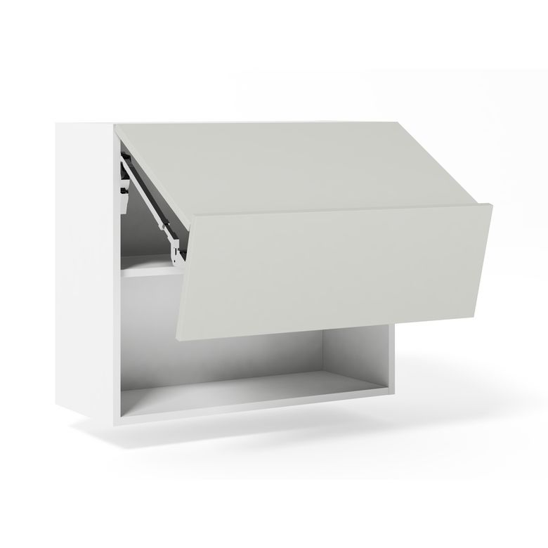 Meuble haut de cuisine 2 portes pliantes, 1 tablette