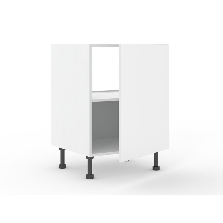 Sous évier 1 porte Agile blanc H92xL60xP63 D Main Image
