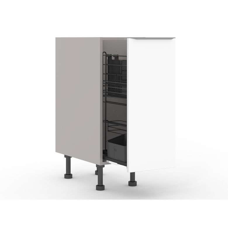Meuble bas de préparation, 1 porte extractible